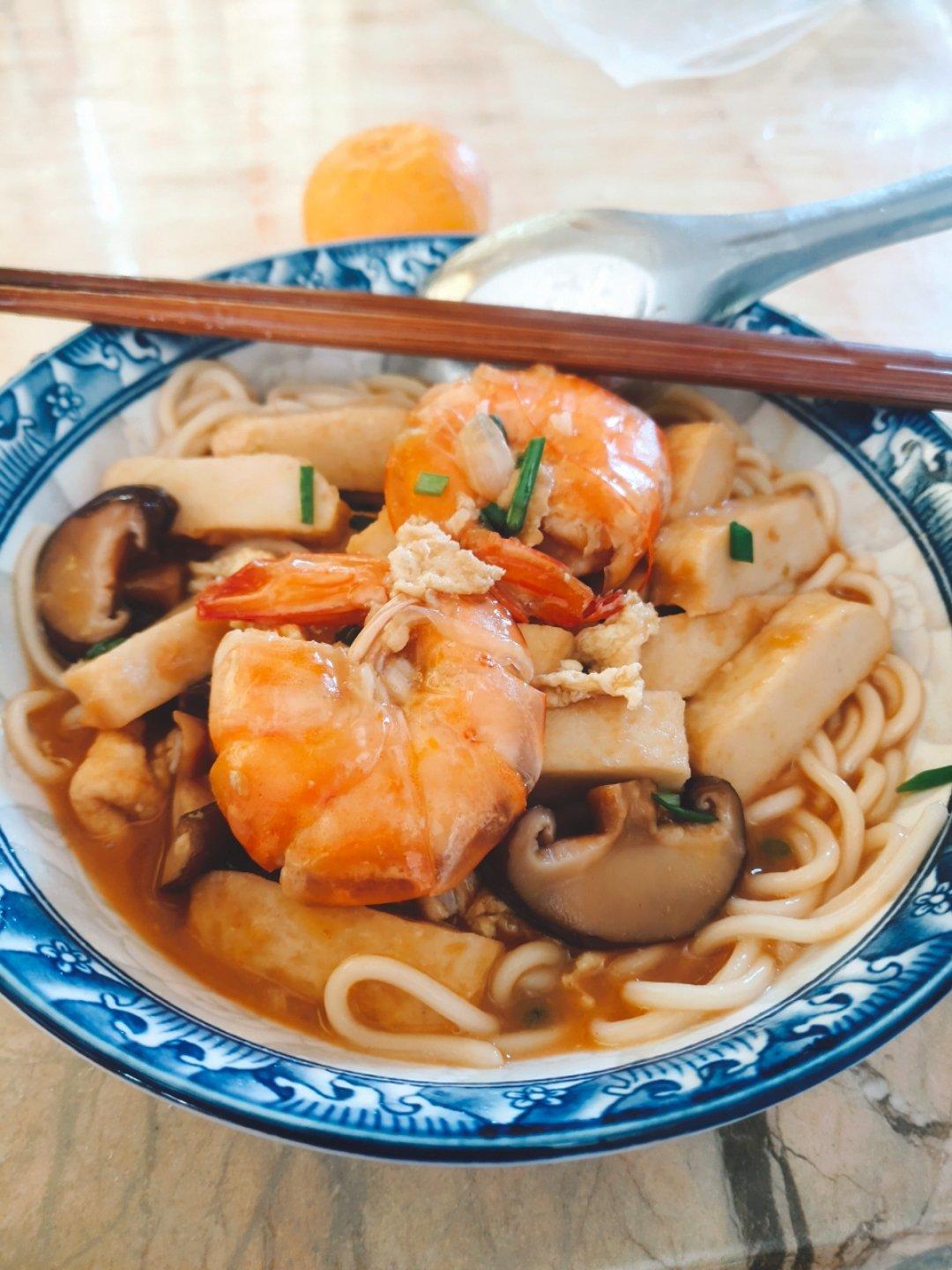 鲜虾面