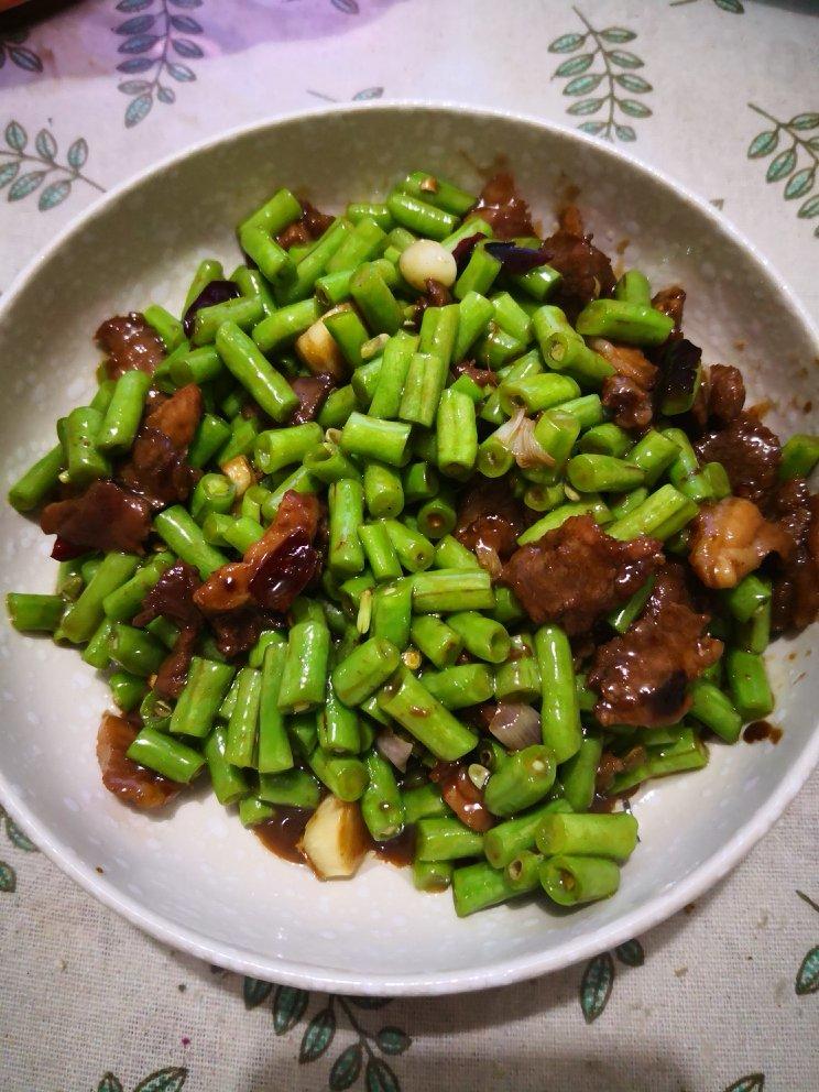 肉沫豆角下饭菜