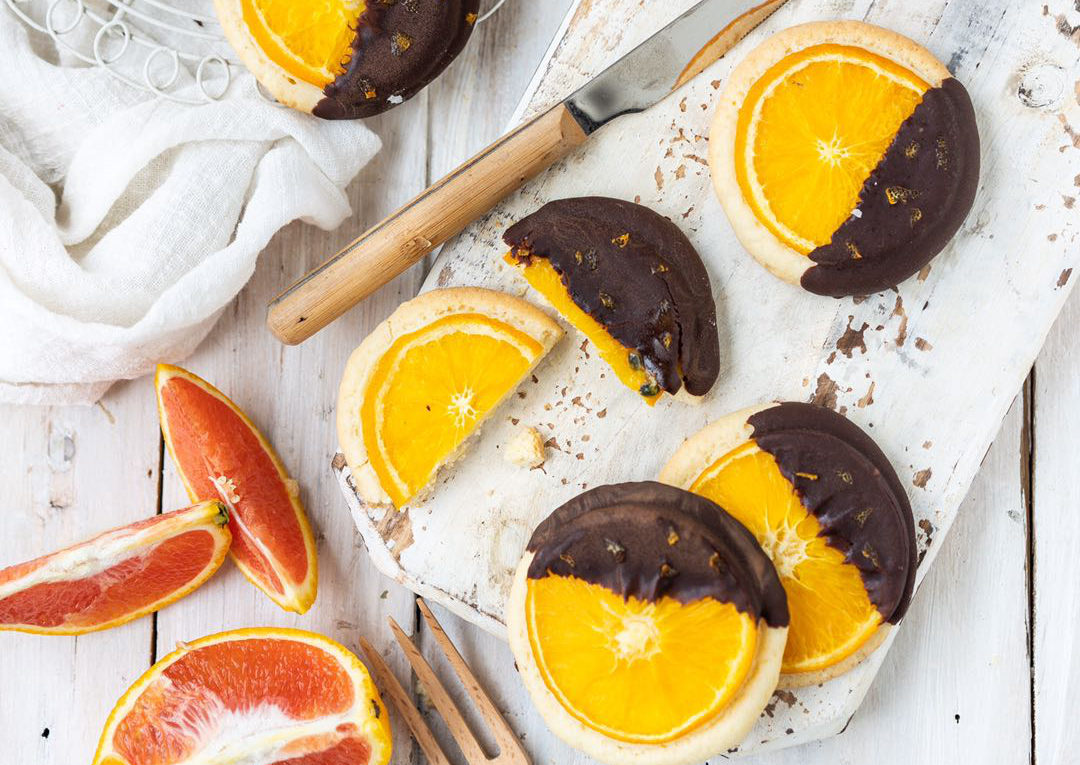 烤箱创意食谱|橙子巧克力曲奇饼干的做法