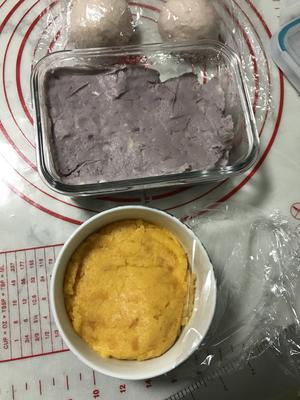 芋香流沙奶黄包的做法 步骤8