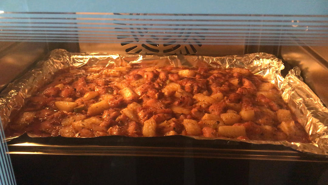 新奥尔良烤鸡腿土豆