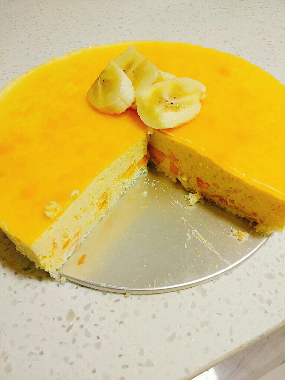 【视频】芒果慕斯（6寸） | 含镜面果胶配方