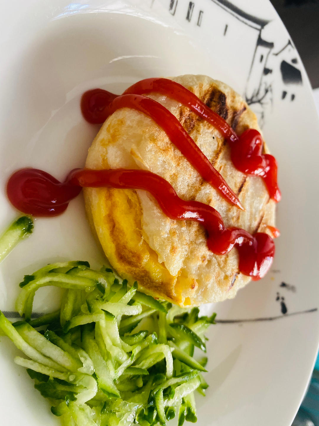 海参韭菜肉汉堡 Bruno锅