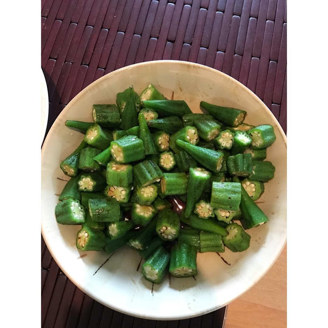 【白灼秋葵】清爽简单