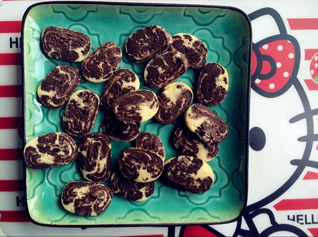 哥手把手教你做大理石曲奇