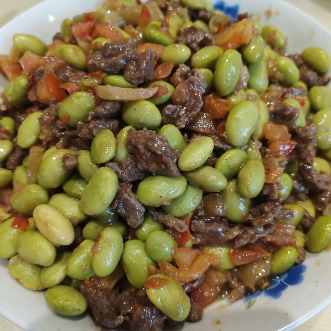 🔥毛豆炒牛肉这样做也太费米饭了吧❗️❗️