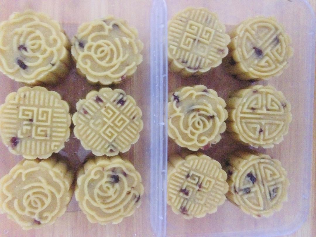 蔓越莓绿豆糕