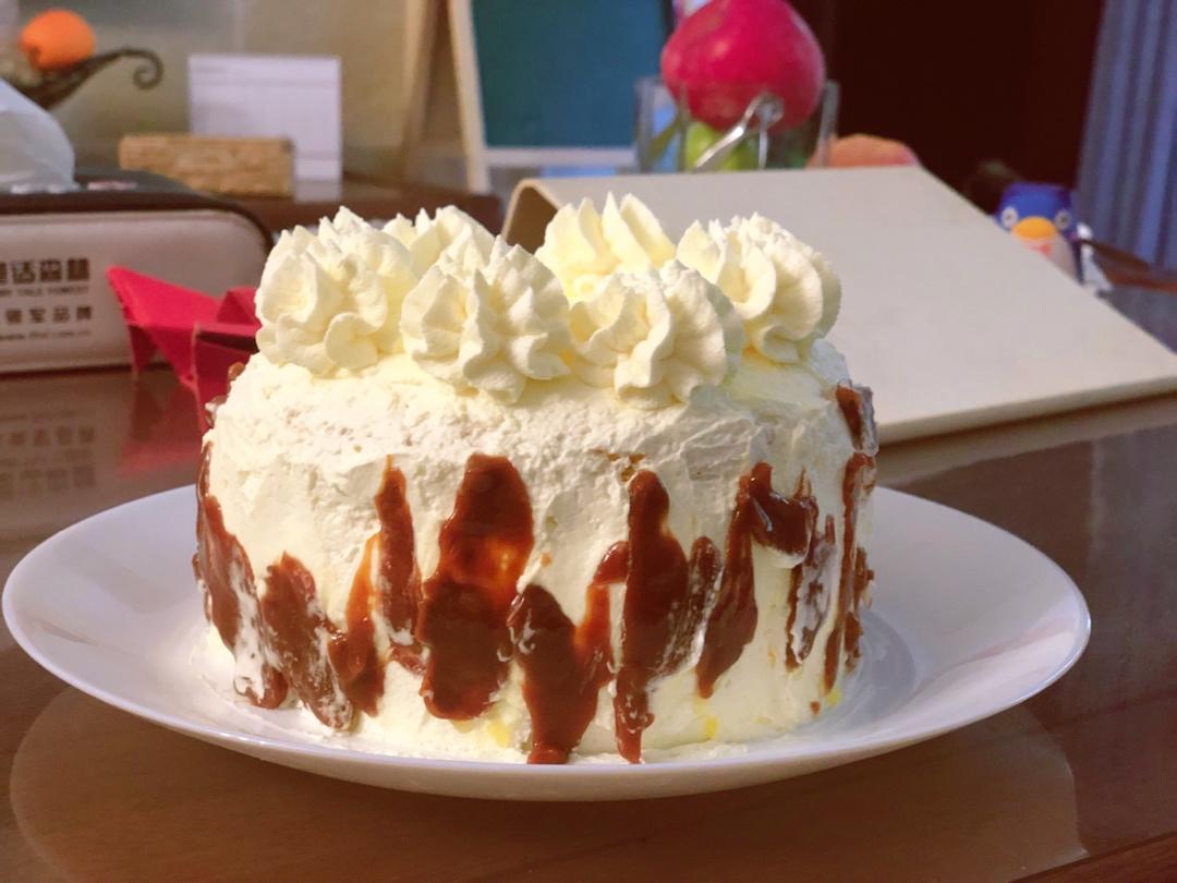 焦糖香草海绵蛋糕