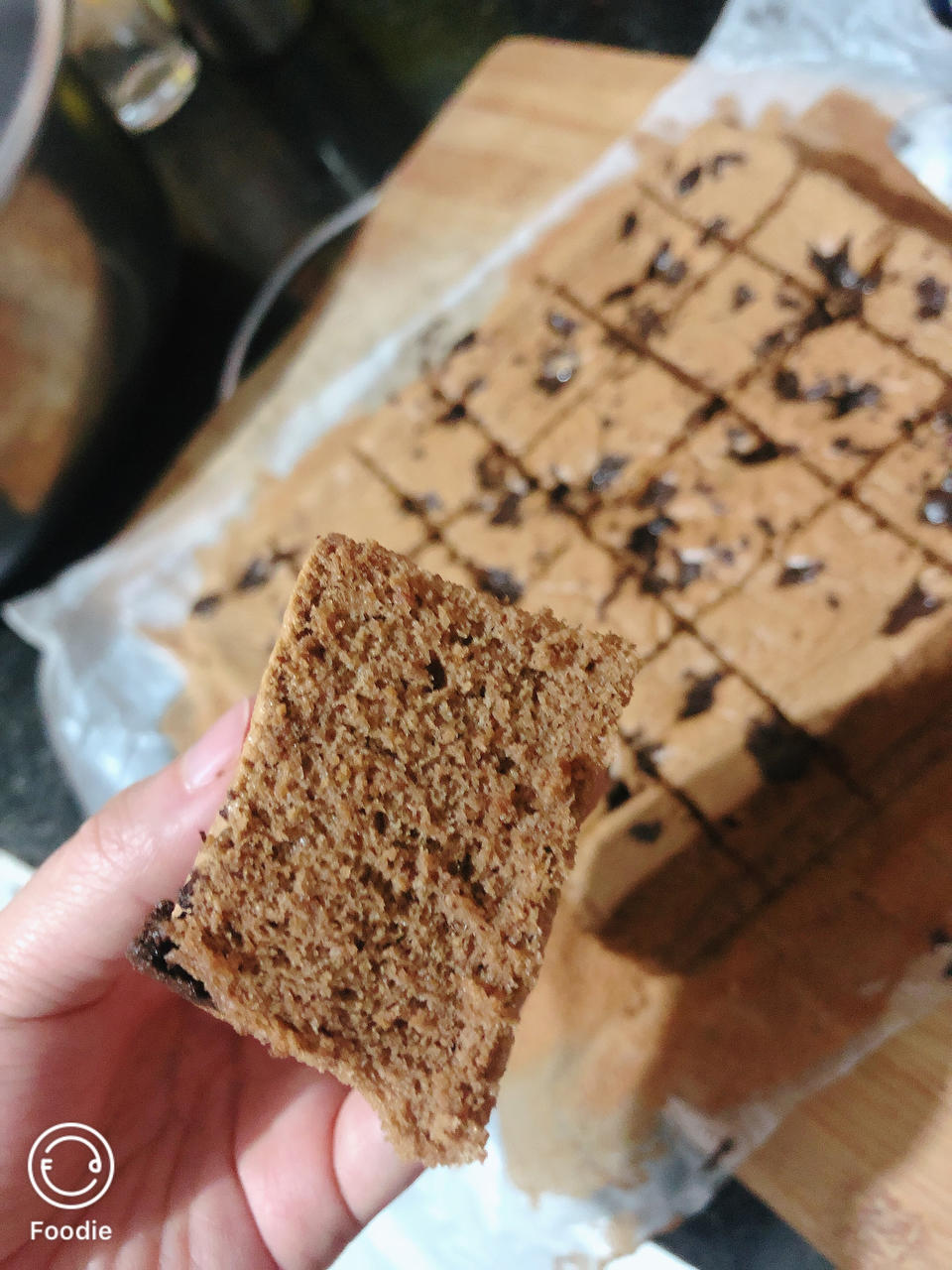 柔软细腻，浓郁香气的巧克力古早味蛋糕