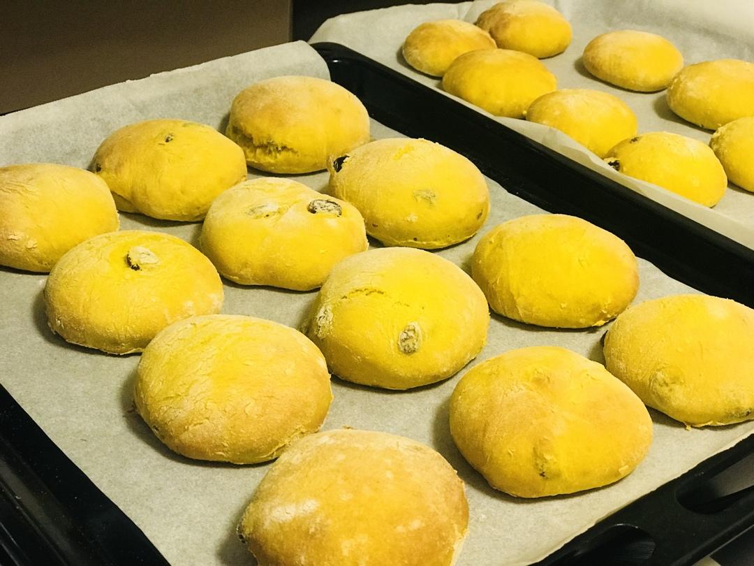 堂妈小厨——发面南瓜饼