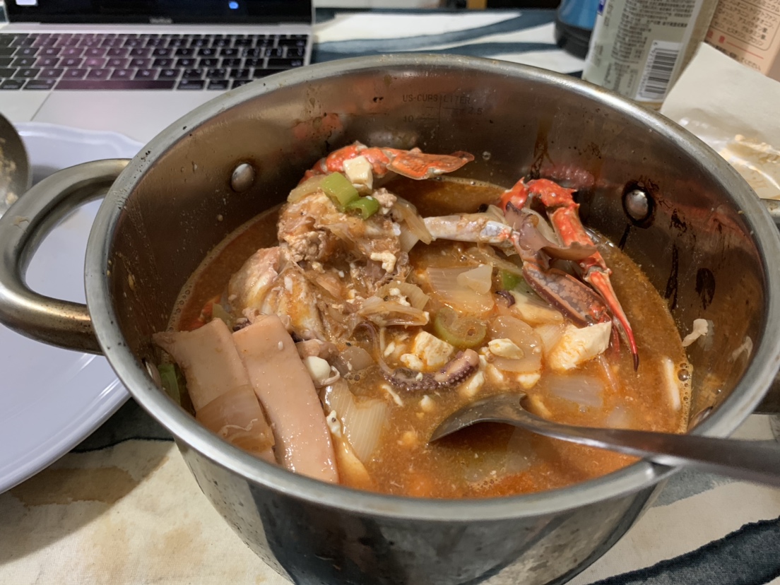 韩式海鲜辣汤