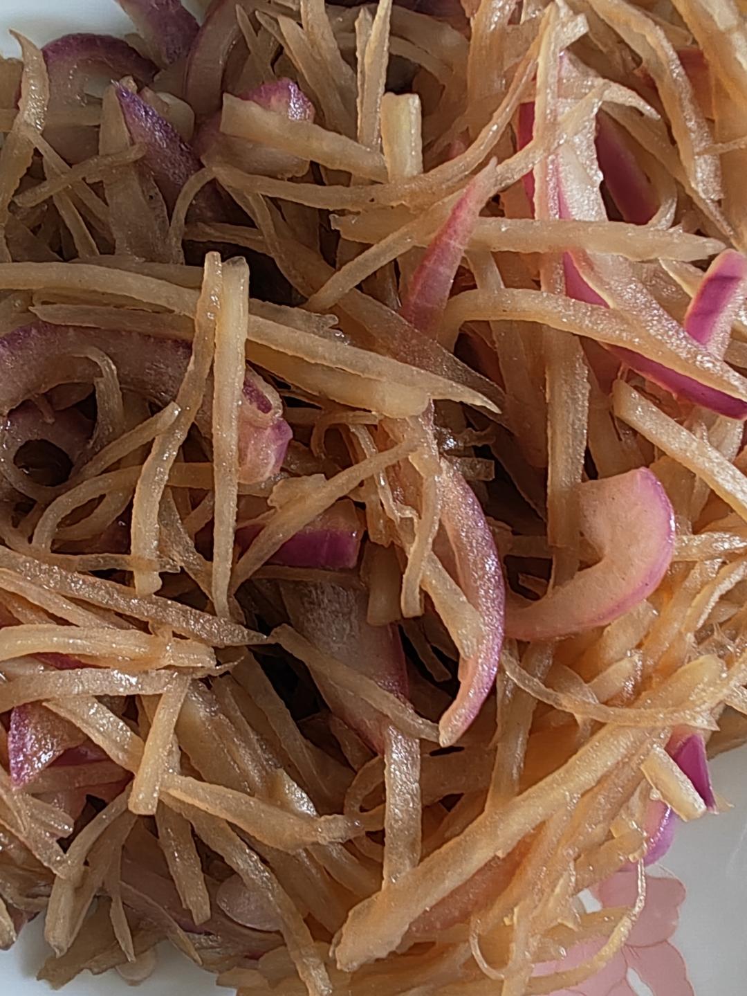 醋溜洋葱土豆丝