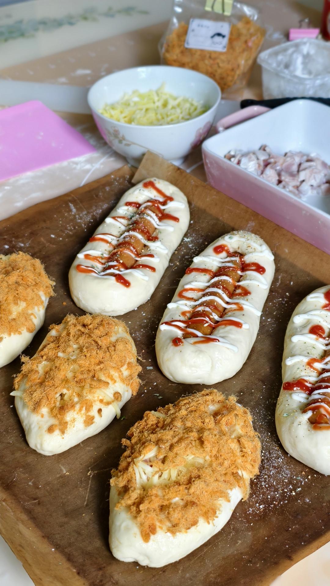 万能面包面团，一个面团解锁4款咸味面包