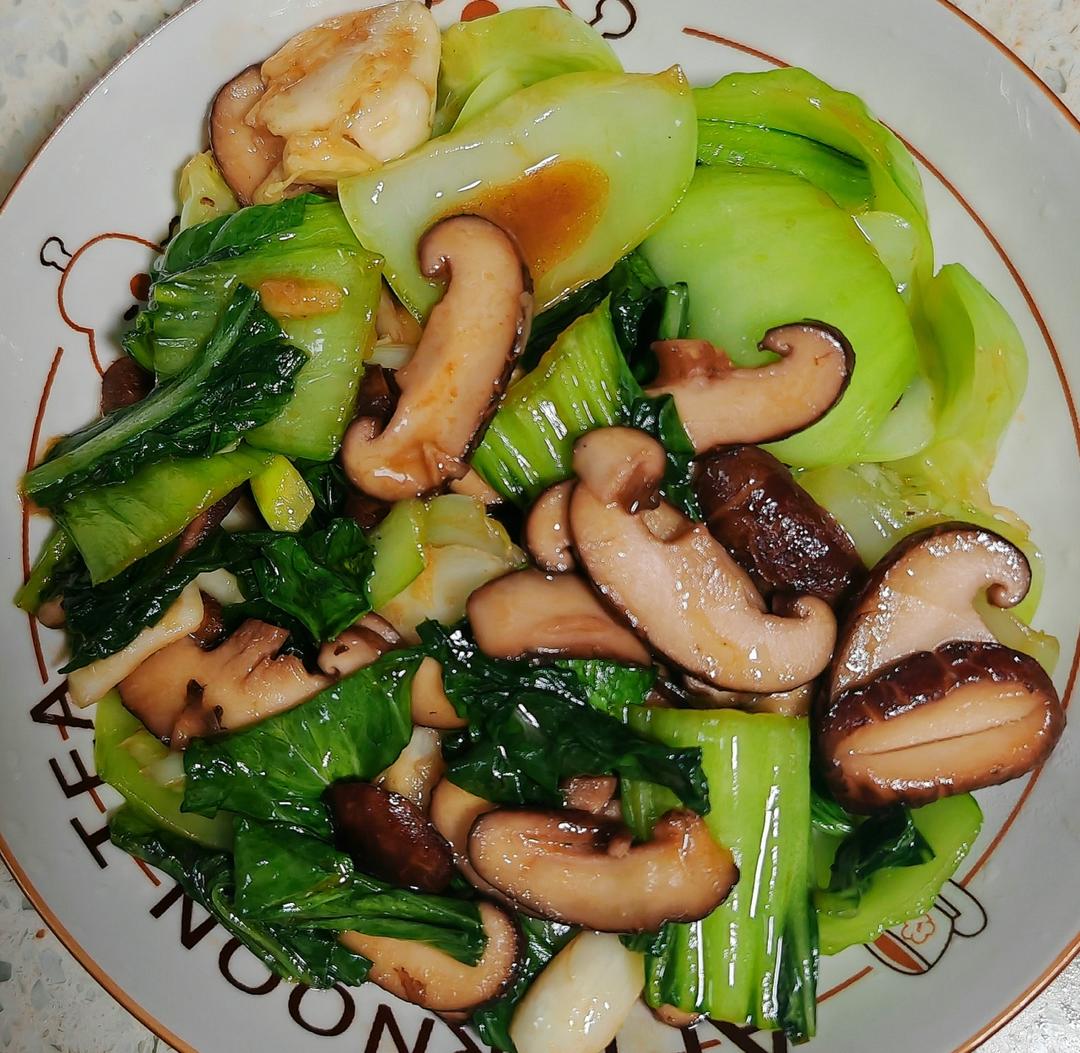 比肉还好吃的——蚝油香菇油菜