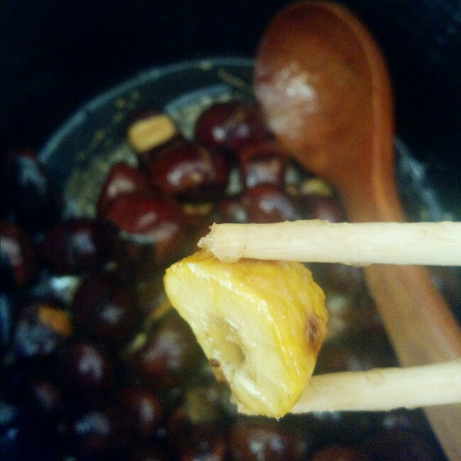 电饭煲糖炒栗子