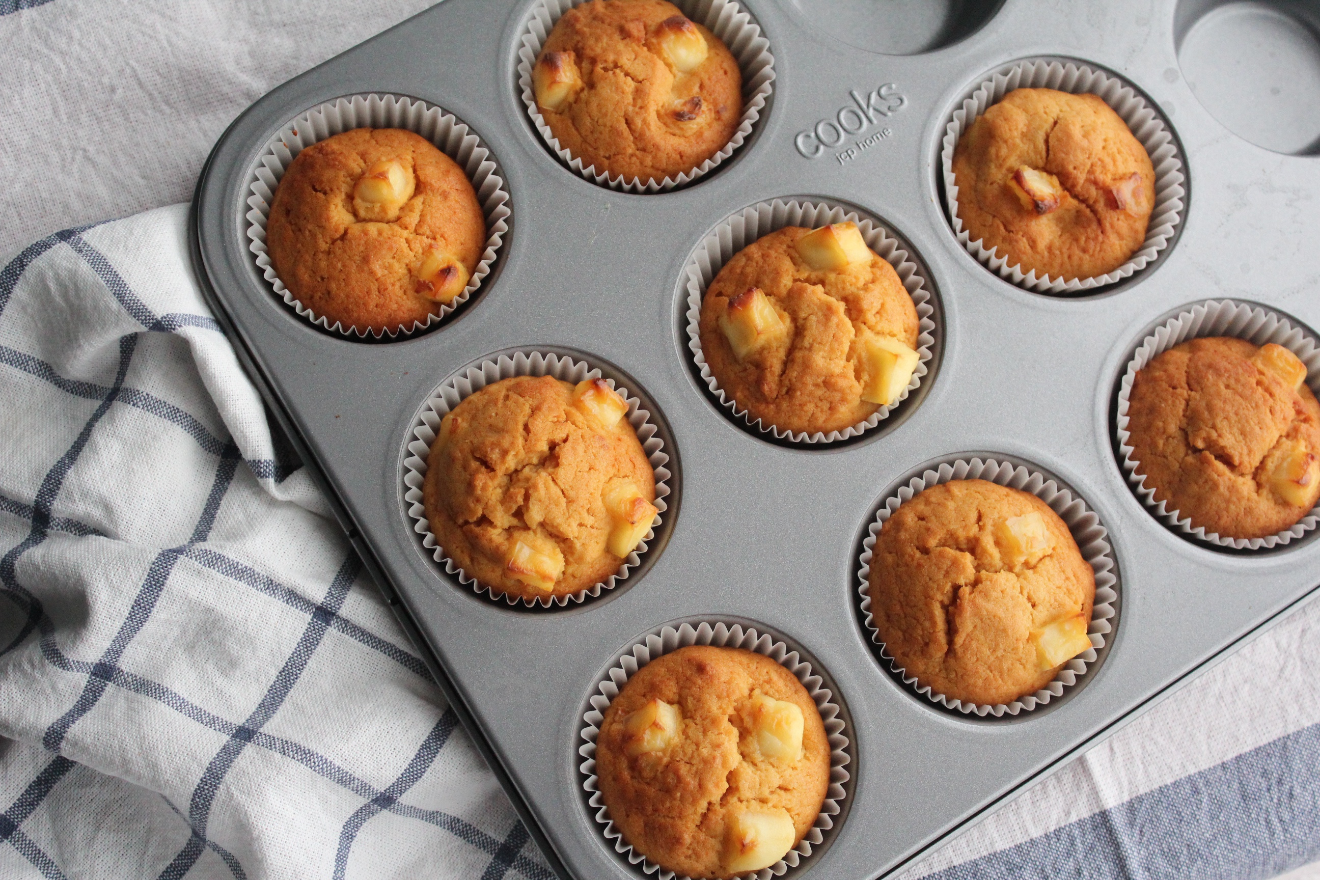 馋嘴小妇人做的海盐焦糖乳酪muffin