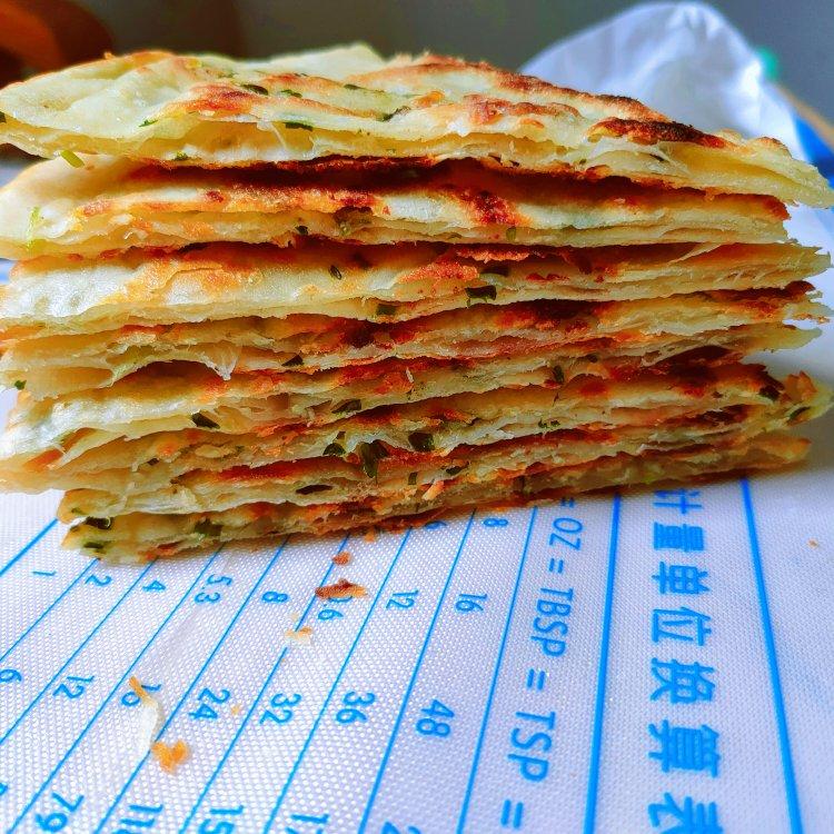 香酥芝麻葱油饼 外酥里软层次多 附细节视频详解