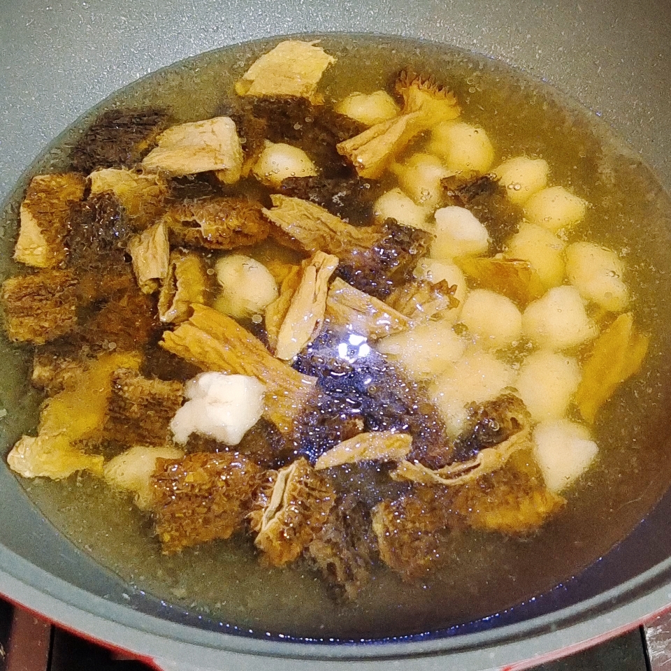羊肚菌虾滑汤❗️超鲜美的做法 步骤5