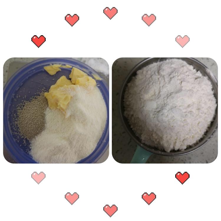 纯奶手撕吐司的做法 步骤1