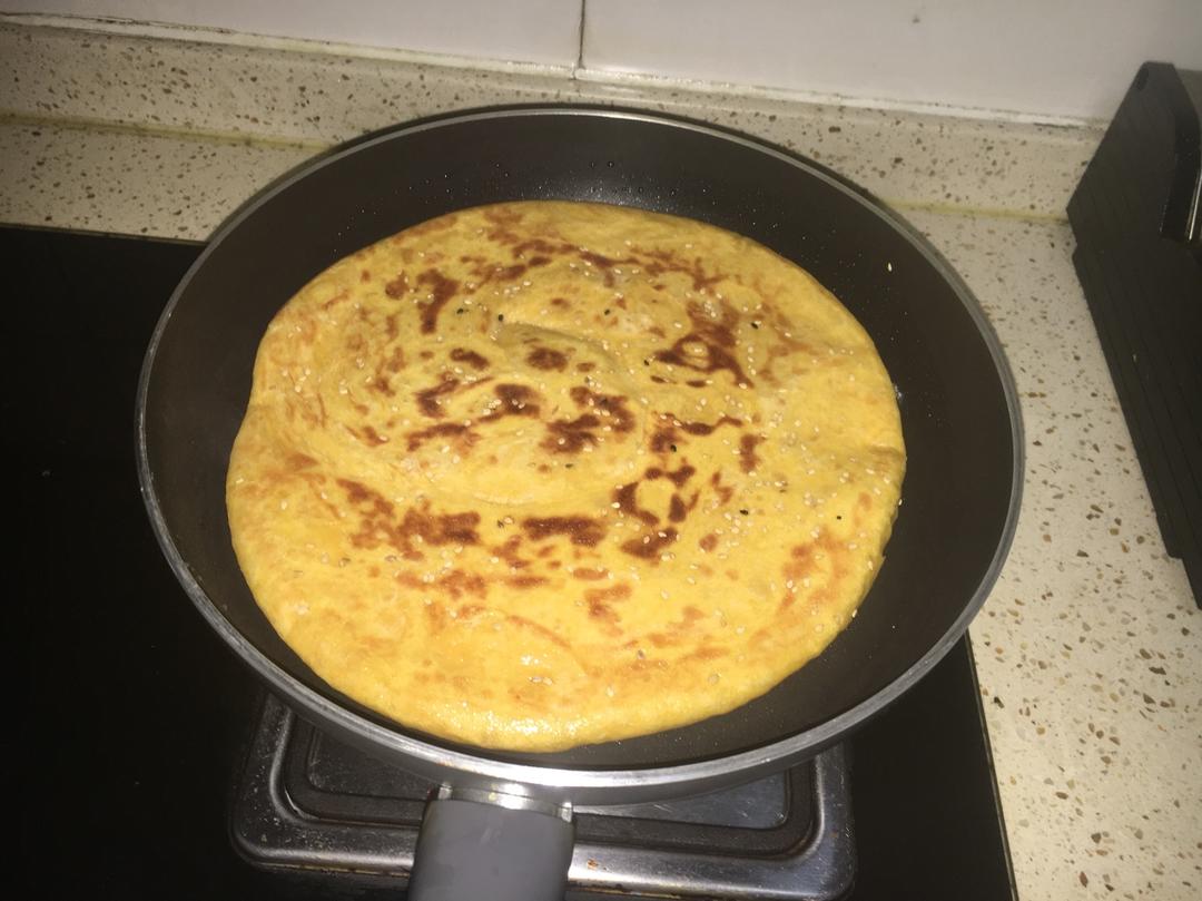 南瓜油酥大饼（发面）