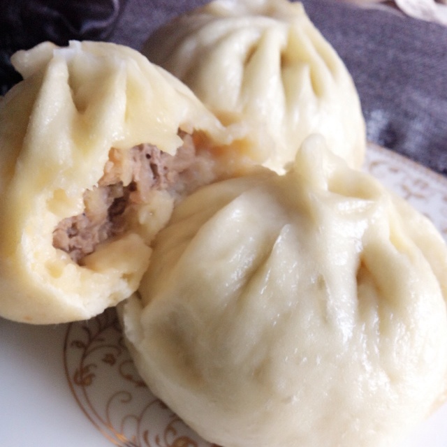 拽宝宝nacy做的牛肉萝卜馅包子