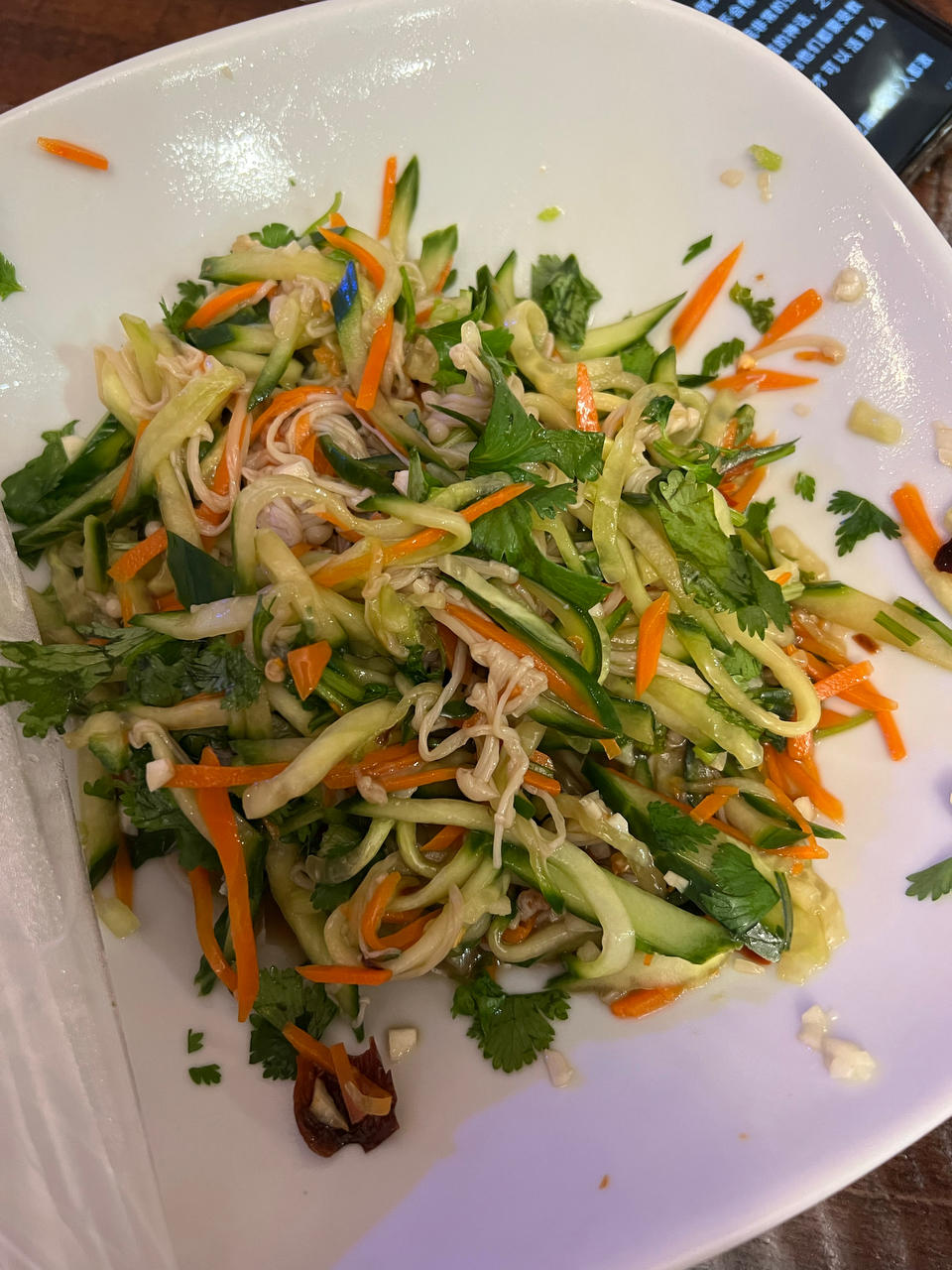 凉拌金针菇