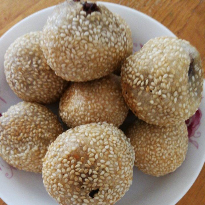 豆沙麻球