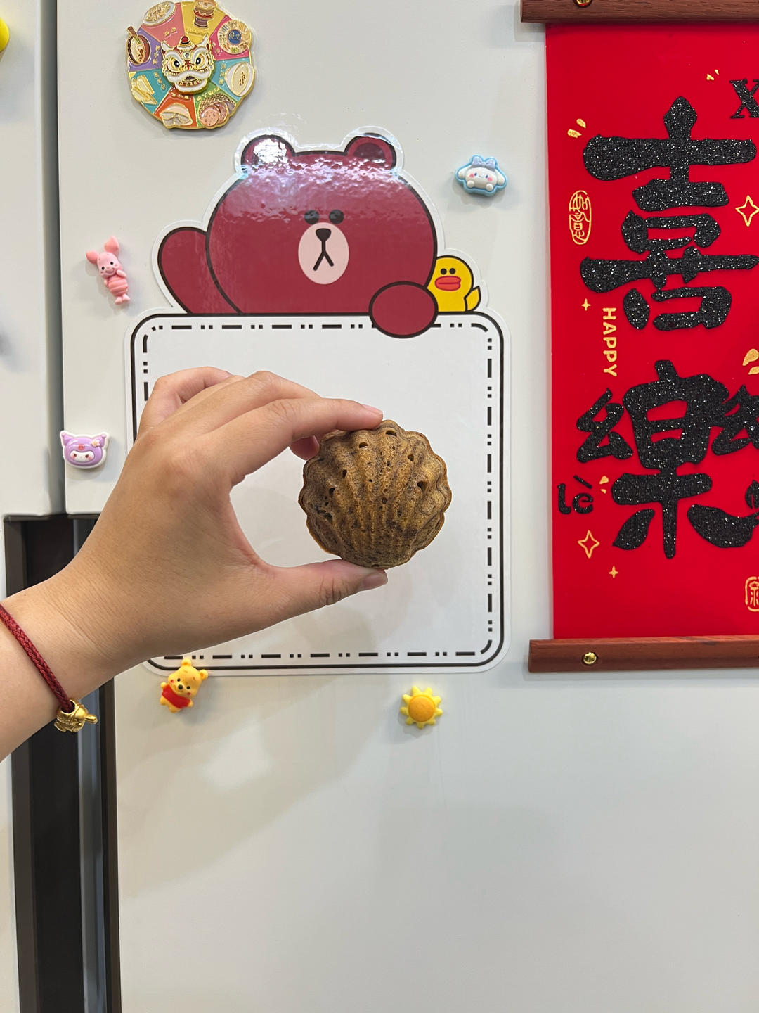 搅一搅就成功！蔓越莓玛德琳蛋糕！