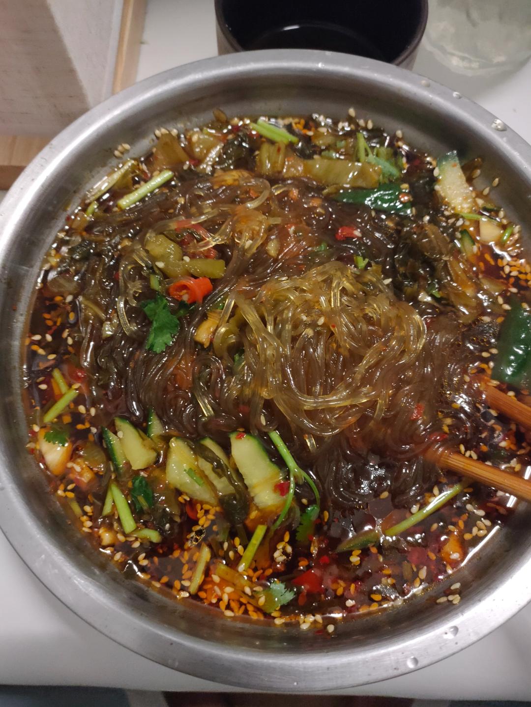 成本2.5元一碗酸辣宽粉😋酸辣过瘾巨好吃