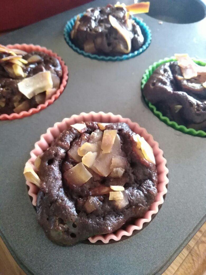 全麦黑巧香蕉马芬（附无麸质版）丨健康·烘焙