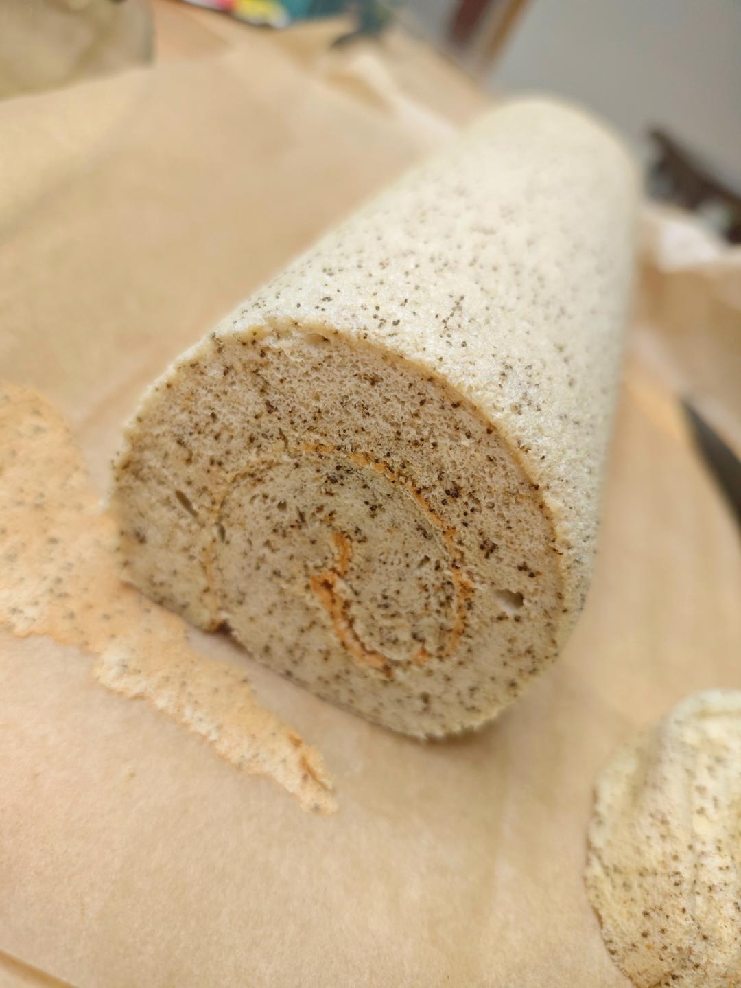 🍂秋日甜品｜伯爵红茶蛋糕卷，好吃不腻‼️