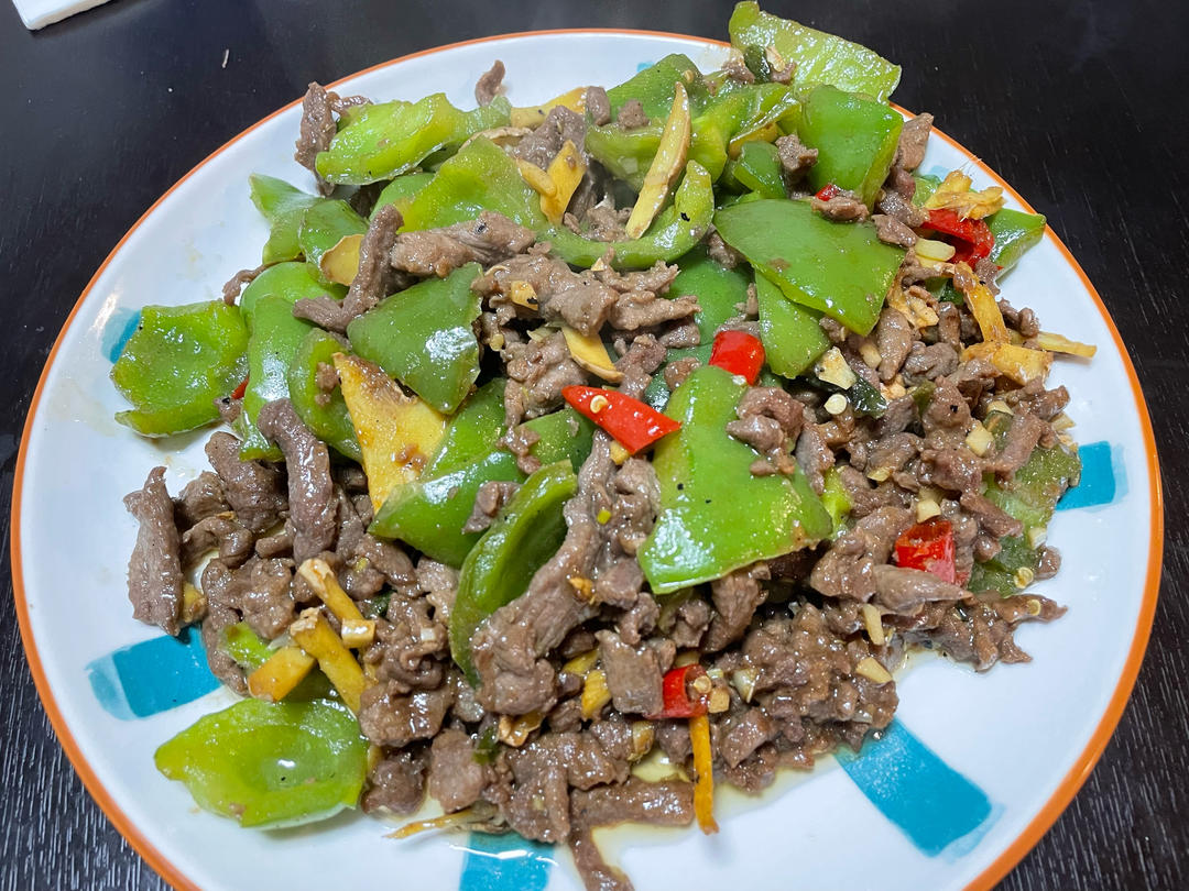 青椒炒牛肉