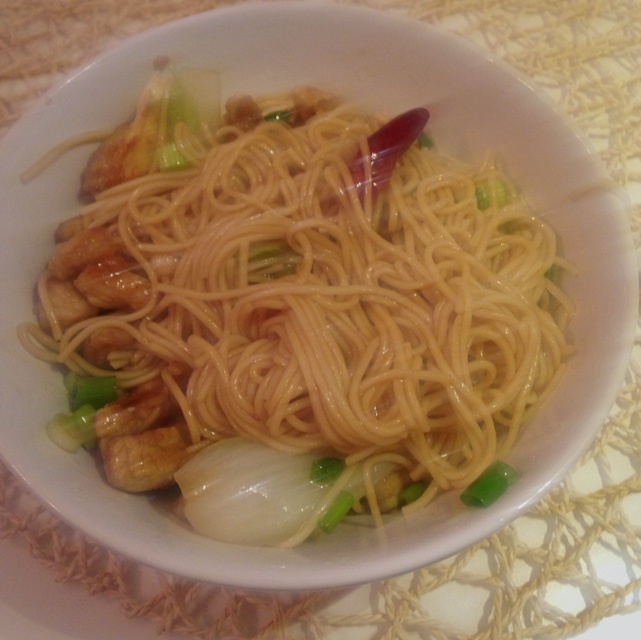 香葱油泼拌面——汪涵《天天向上》现场传授
