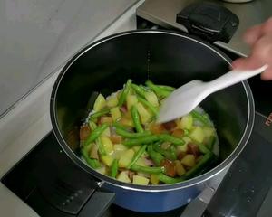 洋芋四季豆箜饭（2人份）的做法 步骤5