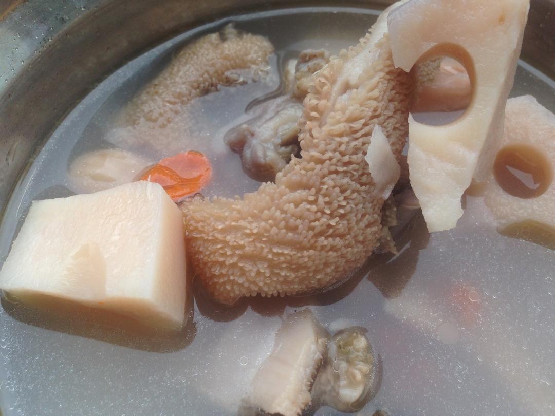 羊肚莲藕汤
