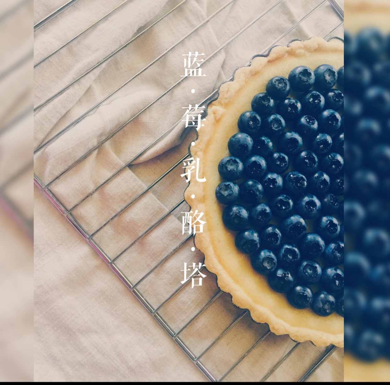 蓝莓酸奶乳酪塔