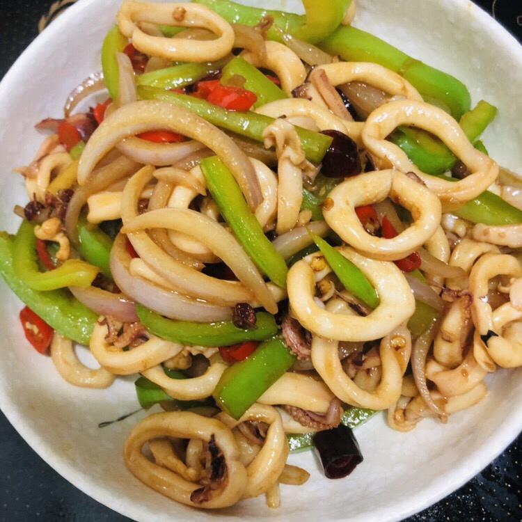 香辣鱿鱼的做法