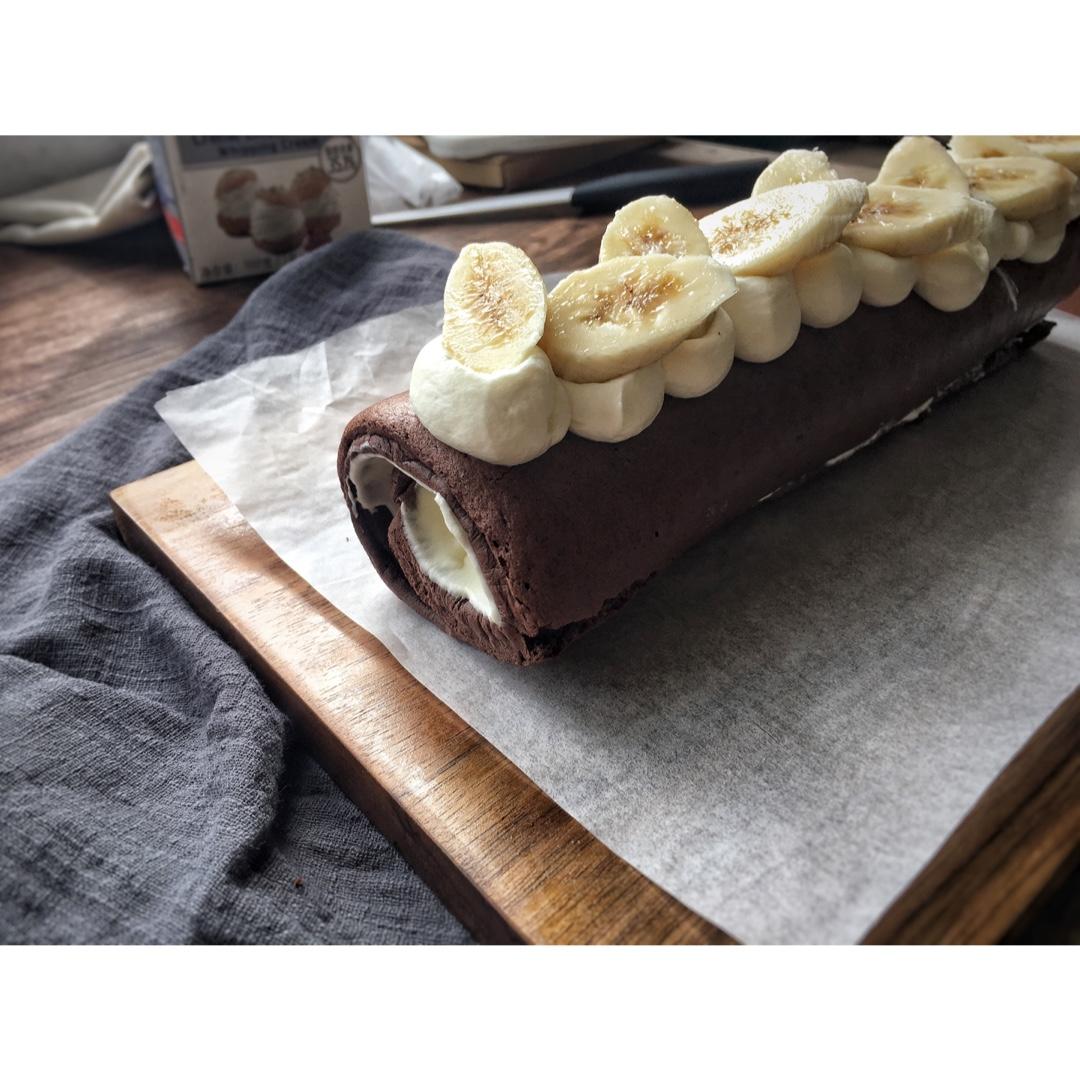 超简单·巧克力蛋糕卷