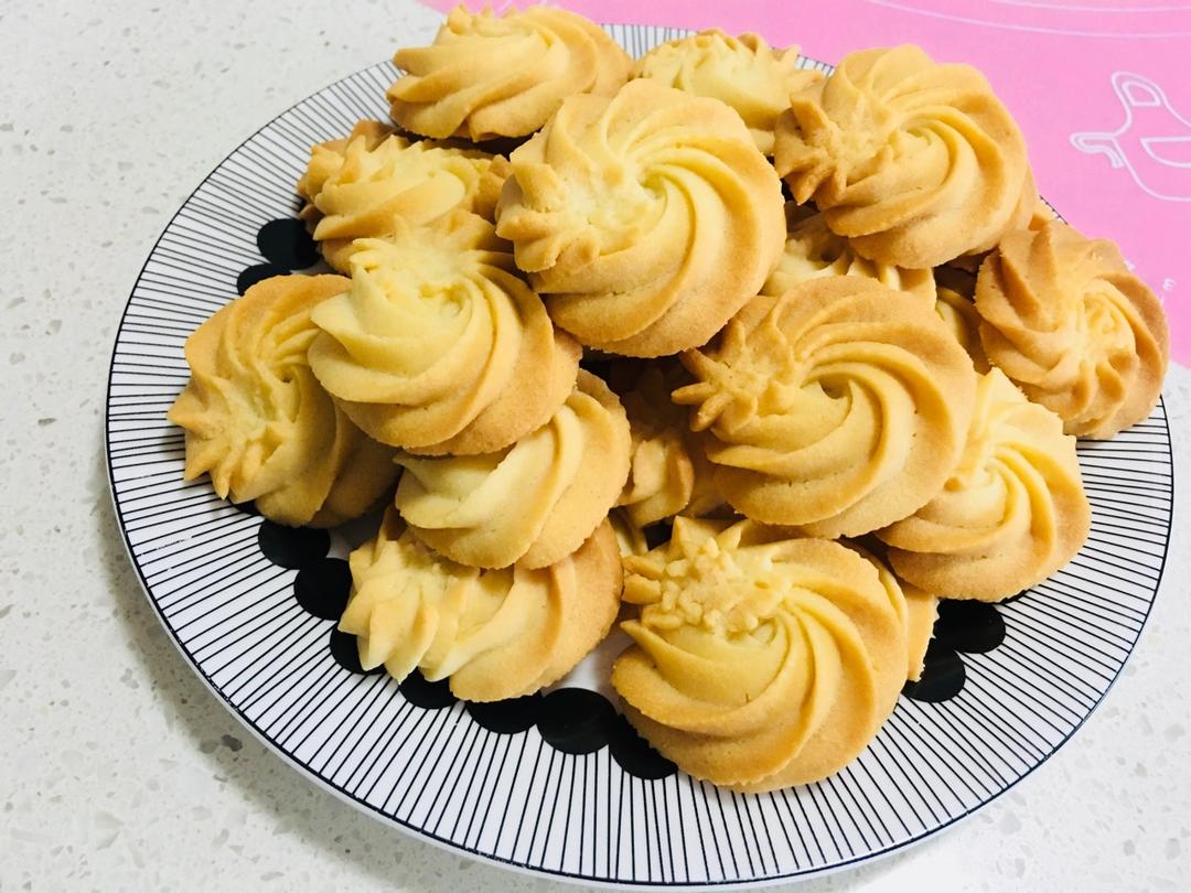 零失败花纹超级立体的黄油曲奇