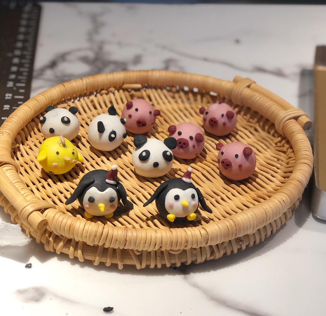 【面包超人卡通汤圆】像粘土般玩汤圆，问题集锦。附：黑芝麻馅料