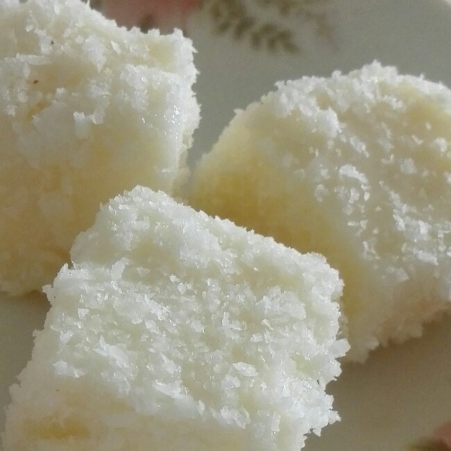 天乐6做的椰香白玉糕