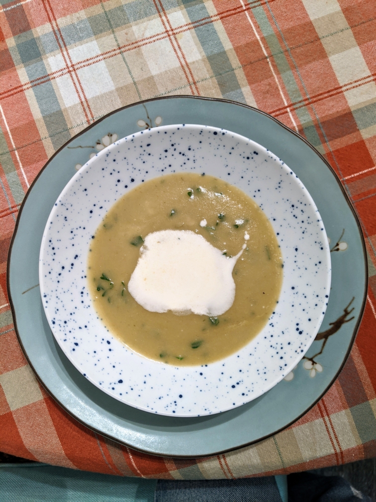 法式经典土豆韭葱浓汤的做法 步骤10