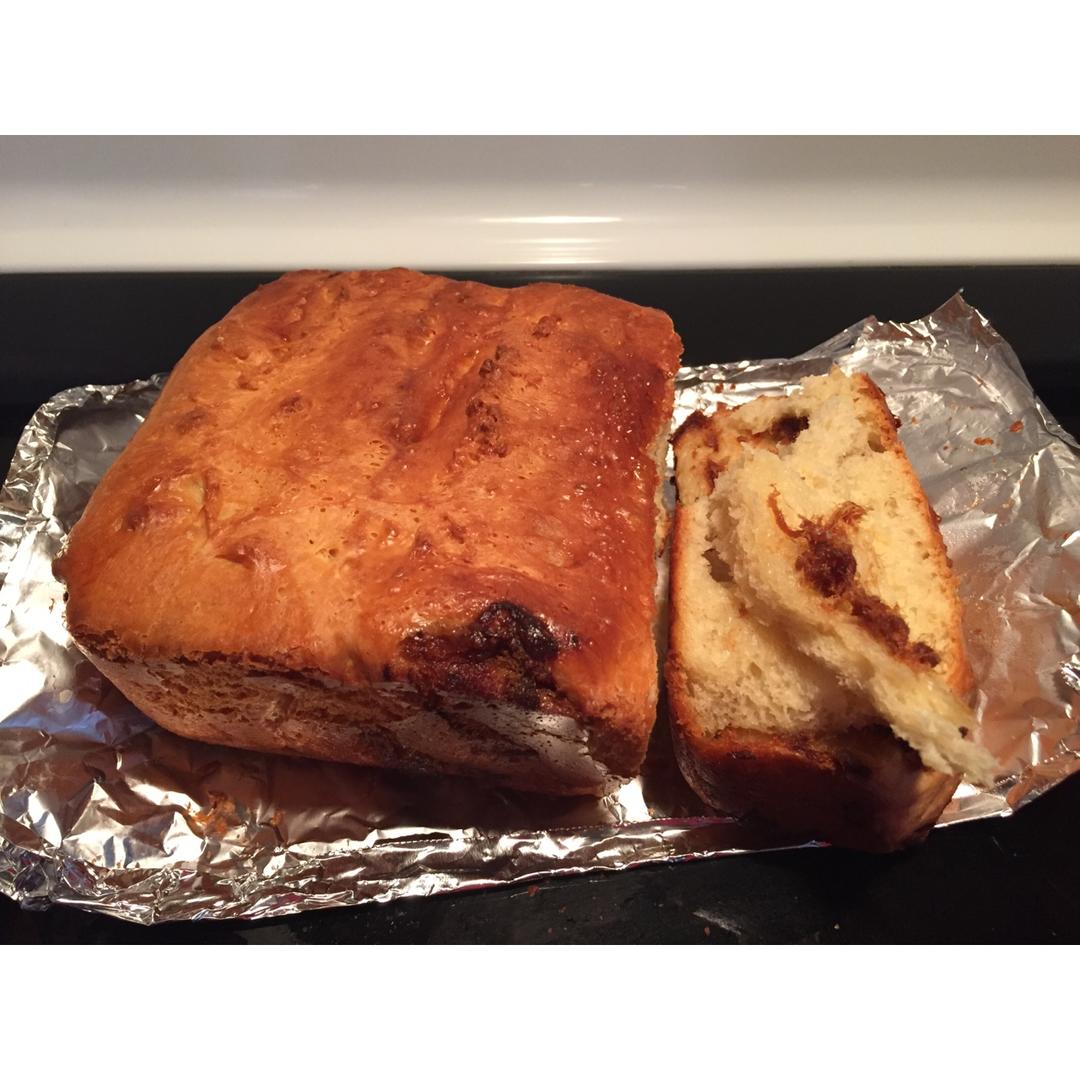 手撕千层肉松面包