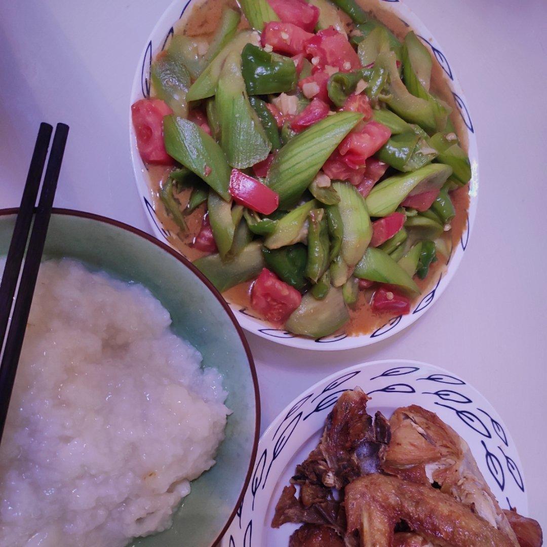 🍅西红柿炒丝瓜