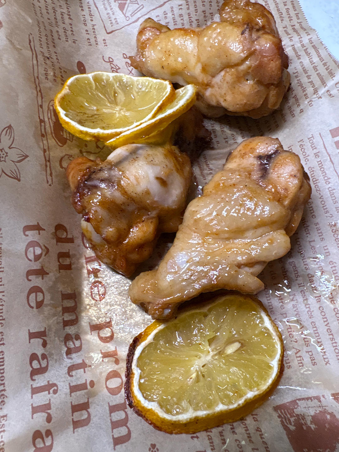 不加一滴油‼️柠香蜂蜜鸡翅根