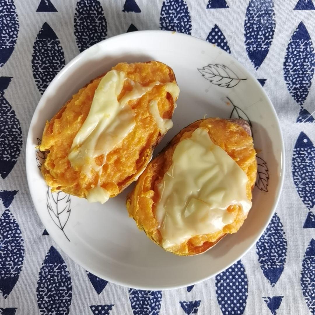 芝士奶油焗红薯