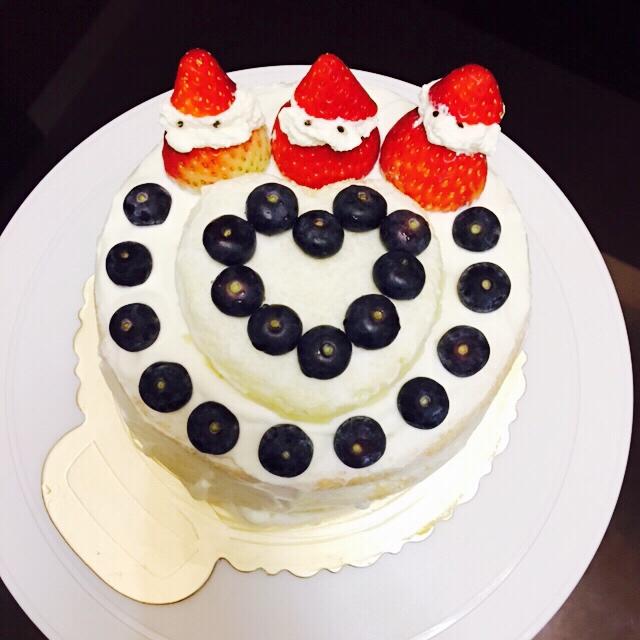 圣诞呆萌裸蛋糕