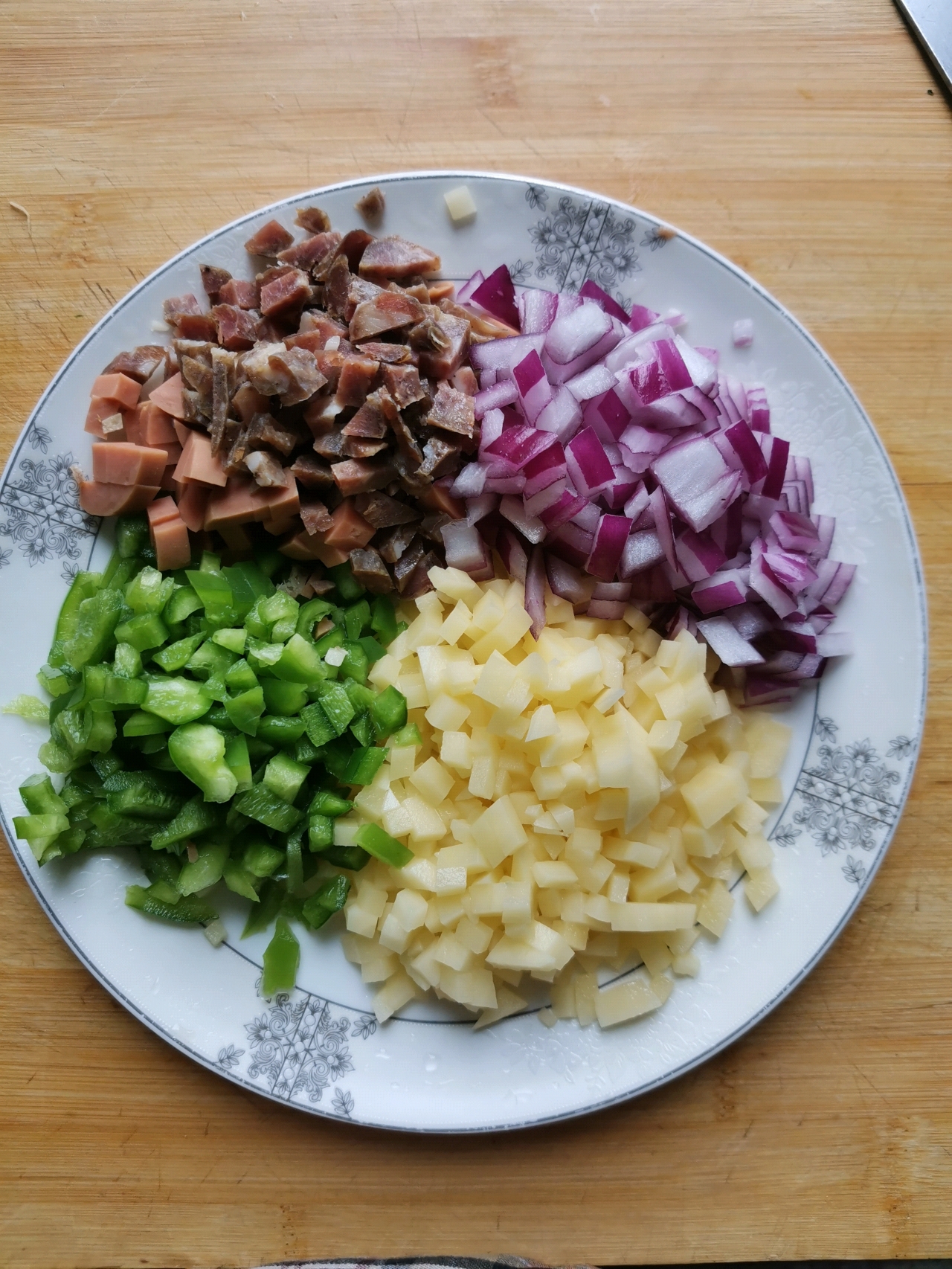 土豆火腿芝士焗饭