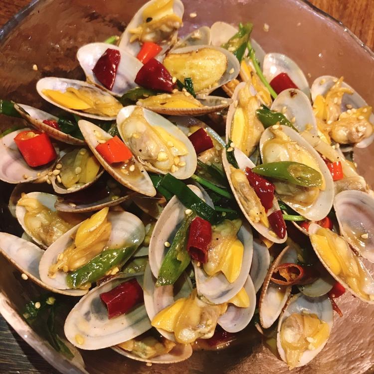 懒人癌偶尔爱做饭做的蒜香炒花甲