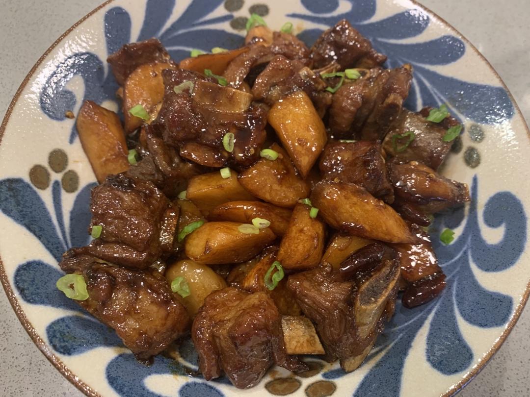 茭白烧排骨